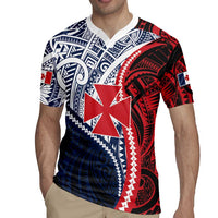 Kingdom of Uvea 1860-1886 Personalized Rugby Jersey Wallis and Futuna Polynesian Tribal Pattern