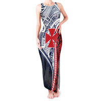 Kingdom of Uvea 1860-1886 Personalized Tank Maxi Dress Wallis and Futuna Polynesian Tribal Pattern