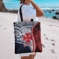 Kingdom of Uvea 1860-1886 Personalized Tote Bag Wallis and Futuna Polynesian Tribal Pattern - Polynesian Pride