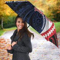 Kingdom of Uvea 1860-1886 Personalized Umbrella Wallis and Futuna Polynesian Tribal Pattern - Polynesian Pride