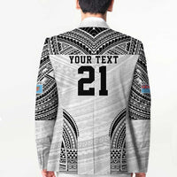 Flying Fijians Pacific Fiji Rugby Custom Blazer Polynesian Pattern - Polynesian Pride