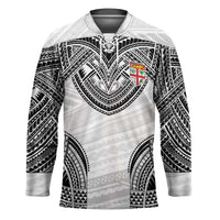 Flying Fijians Pacific Fiji Rugby Custom Hockey Jersey Polynesian Pattern - Polynesian Pride
