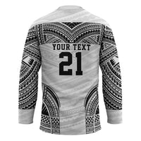 Flying Fijians Pacific Fiji Rugby Custom Hockey Jersey Polynesian Pattern - Polynesian Pride
