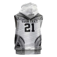 Flying Fijians Pacific Fiji Rugby Custom Sleeveless Hoodie Polynesian Pattern - Polynesian Pride