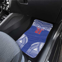 Manu Samoa Pacific Samoa Rugby Custom Car Mats Polynesian Pattern