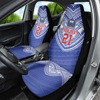 Manu Samoa Pacific Samoa Rugby Custom Car Seat Cover Polynesian Pattern