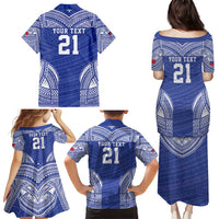 Manu Samoa Pacific Samoa Rugby Custom Family Matching Puletasi and Hawaiian Shirt Polynesian Pattern