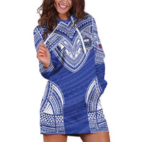 Manu Samoa Pacific Samoa Rugby Custom Hoodie Dress Polynesian Pattern