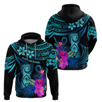 Polynesian Guam Hoodie With Latte Stone Happy Liberation Day LT9 - Polynesian Pride