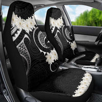 White Sunday Tokelau Gardenia Thunbergia Car Seat Cover Fakamalo Atu Kia Te Koutou Uma LT9 - Polynesian Pride