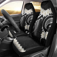 White Sunday Tokelau Gardenia Thunbergia Car Seat Cover Fakamalo Atu Kia Te Koutou Uma LT9 - Polynesian Pride