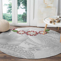 Manuia le Aso Sa o Tamaiti Tonga Round Carpet White Sunday Heilala Lei
