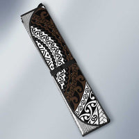Brown Tongan Polynesian Tribal Auto Sun Shade - Polynesian Pride