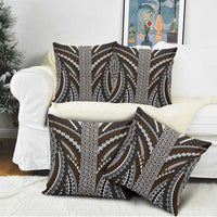 Brown Tongan Polynesian Tribal Pillow Cover - Polynesian Pride