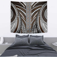 Brown Tongan Polynesian Tribal Tapestry - Polynesian Pride