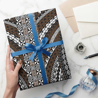 Brown Tongan Polynesian Tribal Wrapping Paper - Polynesian Pride