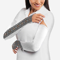 Light Gray Tongan Polynesian Tribal Arm Sleeves - Polynesian Pride