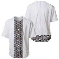 Light Gray Tongan Polynesian Tribal Baseball Jersey - Polynesian Pride