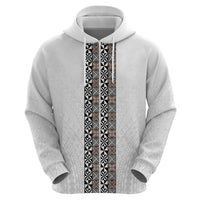 Light Gray Tongan Polynesian Tribal Hoodie - Polynesian Pride