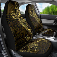 Black Gold Polynesian Tribal Car Seat Cover - Polynesian Pride