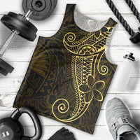 Black Gold Polynesian Tribal Men Tank Top - Polynesian Pride