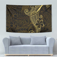 Black Gold Polynesian Tribal Tapestry LT9 - Polynesian Pride