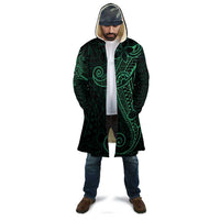 Black Green Polynesian Tribal Cloak - Polynesian Pride