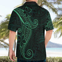 Black Green Polynesian Tribal Hawaiian Shirt - Polynesian Pride