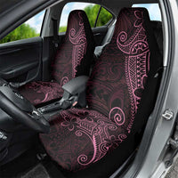 Black Pink Polynesian Tribal Car Seat Cover - Polynesian Pride