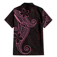 Black Pink Polynesian Tribal Family Matching Mermaid Dress and Hawaiian Shirt - Polynesian Pride