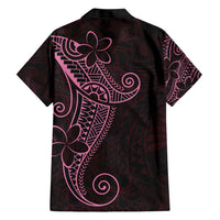 Black Pink Polynesian Tribal Hawaiian Shirt - Polynesian Pride