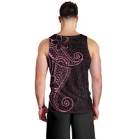 Black Pink Polynesian Tribal Men Tank Top - Polynesian Pride