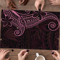 Black Pink Polynesian Tribal Puzzle - Polynesian Pride