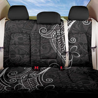 Black White Polynesian Tribal Back Car Seat Cover - Polynesian Pride