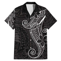 Black White Polynesian Tribal Family Matching Mermaid Dress and Hawaiian Shirt - Polynesian Pride