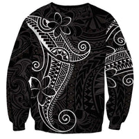 Black White Polynesian Tribal Sweatshirt - Polynesian Pride