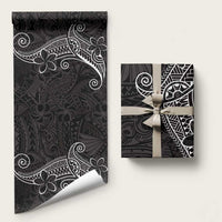 Black White Polynesian Tribal Wrapping Paper - Polynesian Pride
