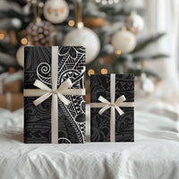 Black White Polynesian Tribal Wrapping Paper - Polynesian Pride