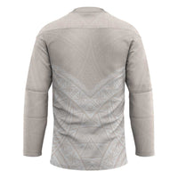Lotu Tamaiti Tongan Polynesian Art Pattern Hockey Jersey Traditional Tribal Motifs - Polynesian Pride