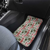 Mele Kalikimaka Hawaiian Quilt and Lei Patchwork Car Mats - Polynesian Pride