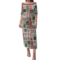 Mele Kalikimaka Hawaiian Quilt and Lei Patchwork Family Matching Puletasi and Hawaiian Shirt - Polynesian Pride