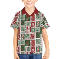 Mele Kalikimaka Hawaiian Quilt and Lei Patchwork Hawaiian Shirt LT9 - Polynesian Pride