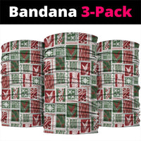 Mele Kalikimaka Hawaiian Quilt and Lei Patchwork Neck Gaiter - Polynesian Pride