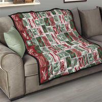 Mele Kalikimaka Hawaiian Quilt and Lei Patchwork Quilt - Polynesian Pride