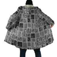 Vintage Aloha Block Quilt Cloak Black Inspired Lei Motifs - Polynesian Pride