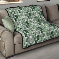 Vintage Aloha Block Quilt Quilt Green Inspired Lei Motifs - Polynesian Pride