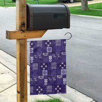 Vintage Hawaiian Quilting Patterns Garden Flag Purple Style Tribal Fabric Patchwork - Polynesian Pride