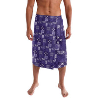 Vintage Hawaiian Quilting Patterns Lavalava Purple Style Tribal Fabric Patchwork - Polynesian Pride