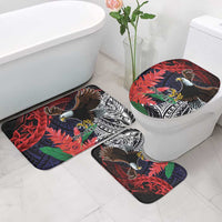 American Samoa Bald Eagle Personalized Bathroom Set Samoa Muamua Le Atua LT9 - Polynesian Pride