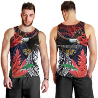 American Samoa Bald Eagle Personalized Men Tank Top Samoa Muamua Le Atua